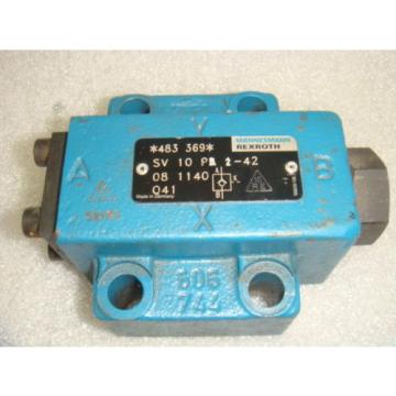 Origin, REXROTH, HYDRAULIC CHECK VALVE, SV10PB242, Origin NO BOX