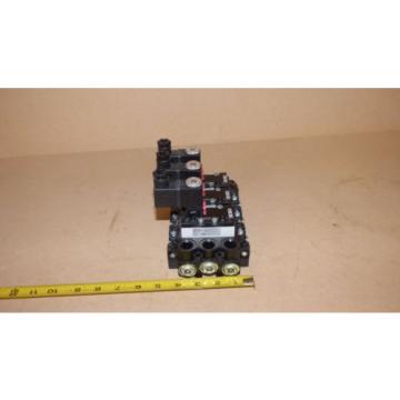 origin Rexroth Pneumatic Directional Control Solenoid Valves, Bank Of 3