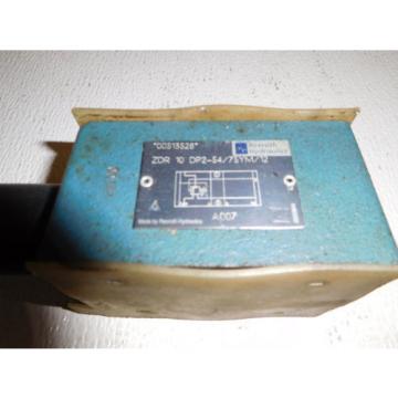 Bosch Rexroth ZDR10DP2-54/75YM/12 Pressure Reducing Valve