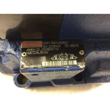 REXROTH HYDRAULIC SOLENOID VALVE, MNR: R901262802, 4WEH22 J76/6EW110, FD55515