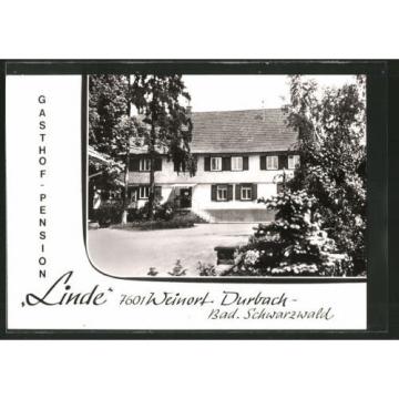 alte AK Durbach, Gasthof-Pension Linde, Hausansicht