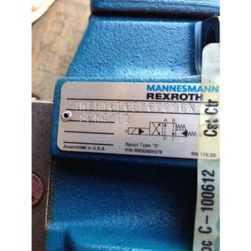 Origin MANNESMANN REXROTH 4WEH16D6X/6EG96NS2K4/D1 DIRECTIONAL VALVE 4WEH16D636EG96N