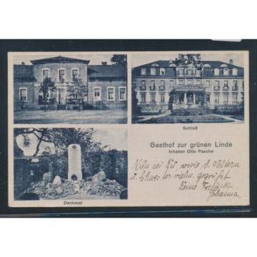 01079) Landpost Ra1 Genshagen Ludwigsfelde Land 1929, AK Gasthof Linde TOP