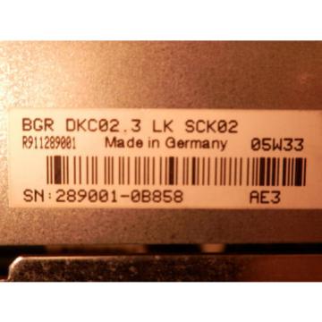 REXROTH INDRAMAT DKC023-040-7-FW + ESM023-FW FWA-ECODR3-SMT-02VRS + DKC02 3