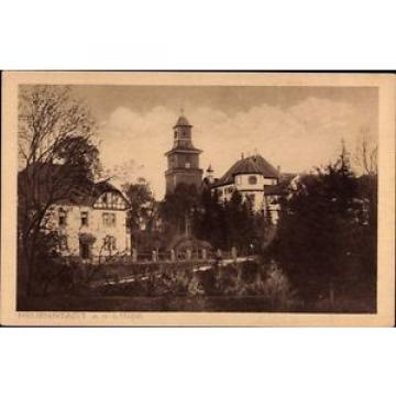 Ak Neuenstadt an der Linde, Teilansicht mit Turm und Brücke - 962296