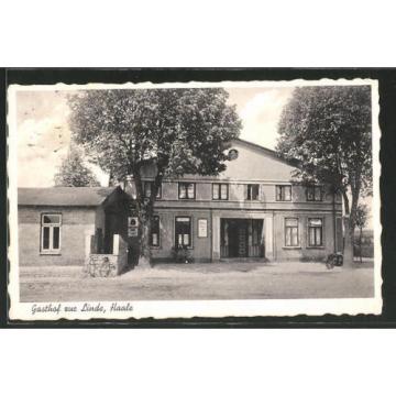 tolle AK Haale, Blick auf den Gasthof zur Linde 1938