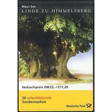 45 MH Linde zu Himmelsberg 2001, Maxi-Set mit 20 Marken, postfrisch