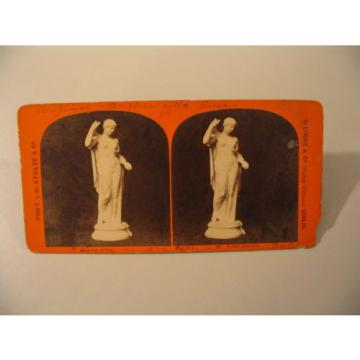 Sculpture Statuary Stereoview Photo cdii 48 Venus genetrix E Linde Stolze AS-IS