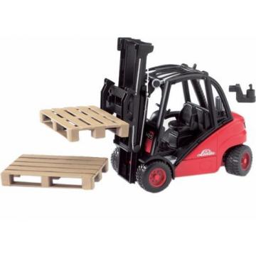 Bruder Spielwaren Linde Forklift Truck H30D 02511 Double lift mast