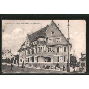 schöne AK Donaueschingen, Gasthaus zur Linde von Karl Kiefer