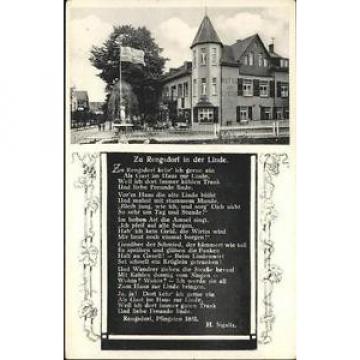 40932960 Rengsdorf Rengsdorf Hotel zur Linde Gedicht H. Sigalis * Rengsdorf