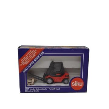 Siku #1717 Super Serie 1:55 Scale Red Diecast Linde Gabelstapler Forklift Truck