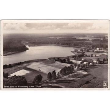 Löwenberg (Mark) Luftbild - Linde See Foto Ansichtskarte b Oranienbaum 1936