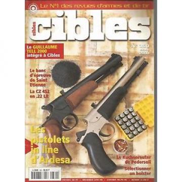 CIBLES N°360 CZ 452 EN 22 LR / PISTOLETS IN LINDE D&#039;ARDESA / LE KUCHENREUTER