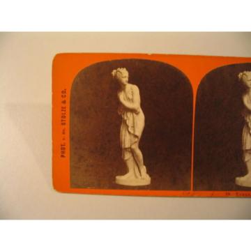 Sculpture Statuary Stereoview Photo cdii Stolze Linde 39 Venus von Canova