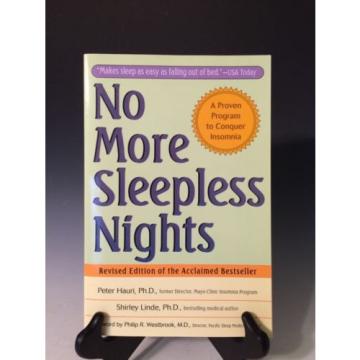 No More Sleepless Nights by Shirley Linde and Peter Hauri (1996, Paperback, Revi