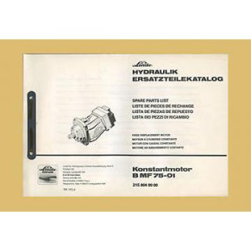 Linde Konstantmotor B MF 75 01  Ersatzteilliste  Claas  Ersatzteilkatalog