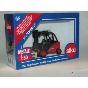 Siku 1722, Linde Gabelstapler H 30, rot, Siku Super 1:50 OVP