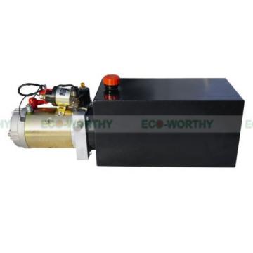 DC12V 10 Quart Tank Single Acting Hydraulic Pump Pack Power Unit for Car Lift