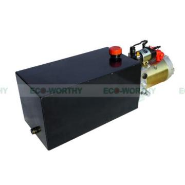 DC12V 10 Quart Tank Single Acting Hydraulic Pump Pack Power Unit for Car Lift