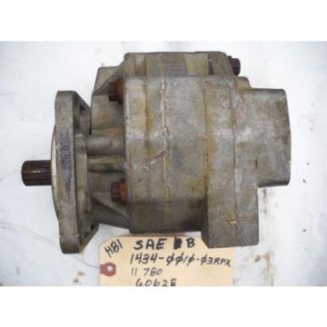 SATOH MITSUBISHI BOLEN SEIKI 1434 HYDRAULIC PUMP SAE B 1434-0010 03RPX