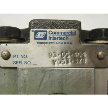 Commercial Intertech 93-05-404 P11 Series Single Hydraulic Pump 4000 PSI