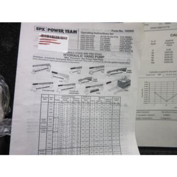 SPX POWER TEAM HYTORC P460 D HYDRAULIC HAND PUMP 10000 PSI TORQUE WRENCH NEW