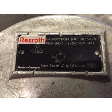 REXROTH Radial Piston pumps MNR:R901088564  PR4-30/315-500RA01M01