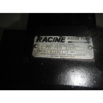 Racine PVP-PNBF-35CRK-612501 Hydraulic Pressure Compensated Piston Pump