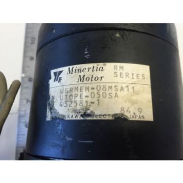 USED YASKAWA UGRMEM-08MSA11,UTOPE-050SA ROBOTIC SERVO MINERTIA MOTOR  ,BOXZA