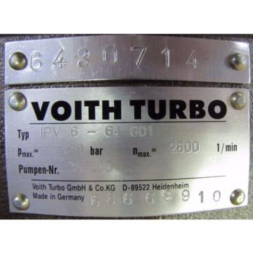 VOITH TURBO IPV 6 - 64 601 IPN /5 - /64 DUAL DOUBLE INTERNAL GEAR PUMP NEW