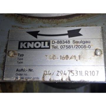 Knoll Coolant Pump w/ Motor ST 80S2, T40-160/11