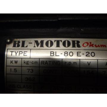 OKUMA BL MOTOR_BL-80E-20 with Encoder_OKUMA TYPE E_1566