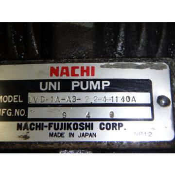 Nachi Variable Vane Pump Motor_VDR-1B-1A3-1146A_LTIS85-NR_UVD-1A-A3-22-4-1140A