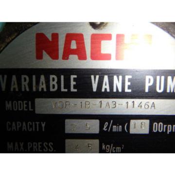 Nachi Variable Vane Pump Motor_VDR-1B-1A3-1146A_LTIS85-NR_UVD-1A-A3-22-4-1140A