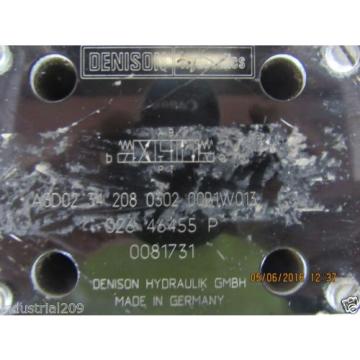 DENISON HYDRAULIC VALVE A3D02342080302 00B1W013 Origin