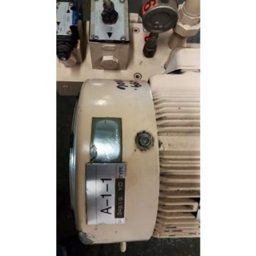 Daikin 5hp Hydraulic Unit System V38A-1R-80 Piston Pump 48 Gallon Tank Press