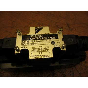 Daikin KS0-G02-44CA-30, Solenoid Controlled Hydraulic Valve  NICE