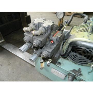 Daikin Kogyo 2 HP Oil Hydraulic Unit, # Y476010-2, Mfg#039;d: 1981, Used, WARRANTY