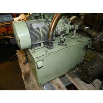 Daikin 2 HP Oil Hydraulic Unit, # Y473063-1, Daikin Pump # V15A1R-40Z, Used