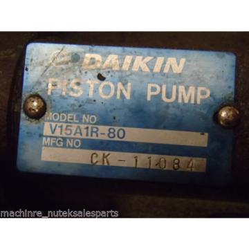 Daikin Piston Pump V15A1R-80_V15A1R80_MOTOR_M15A1-2-40_MI5AI-2-40