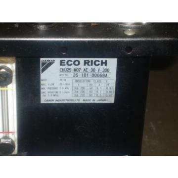 DAIKIN EHU25-M07-AE-30-V-300 ECO-RICH HYBRID HYDRAULIC SYSTEM