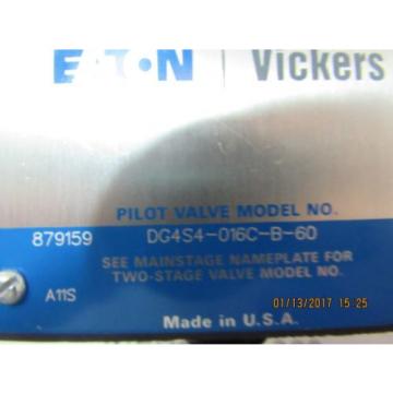 EATON VICKERS HYDRAULIC PILOT VALVE DG4S4-016C-B-60 Origin