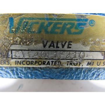 Vickers CVC40L1S210 Slip-in Hydraulic Cartridge Valve