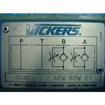 Origin Vickers DGMFN 3 Y A2W B2W 21 Hydraulic Directional Control Valve NNB