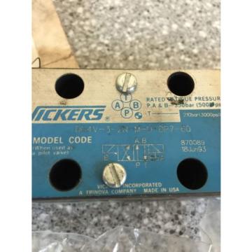 Origin NO BOX VICKERS HYDRAULIC VALVE DG4V-3-2N-M-U-DP7-60