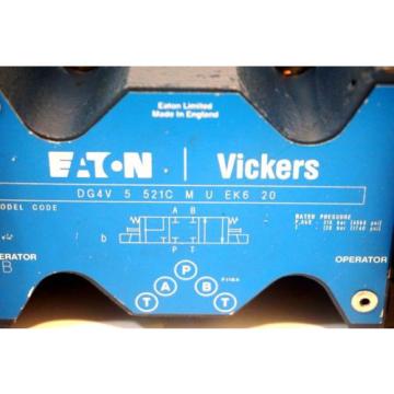 Origin EATON VICKERS  DG4V-5-521C-M-U-EK6-20 VALVE DG4V5521CMUEK620