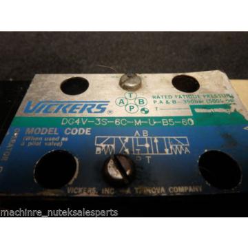 VICKERS Hydraulic Control Valve_DG4V-3S-6C-M-U-B5-60_DG4V3S6CMUB560