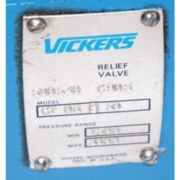 Origin VICKERS CT 06 B 50 HYDRAULIC RELIEF VALVE CT06B50