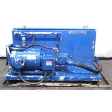 BERENDSEN FLUID POWER HYDRAULIC UNIT W/VICKERS PUMP PVH98QIC, 50HP MOTOR, 150GAL